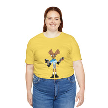 Load image into Gallery viewer, Unisex Jersey Short Sleeve Tee - Zippy: The Playful Puppet Mistress
