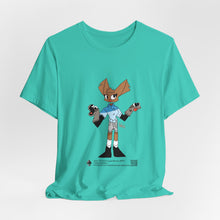 Load image into Gallery viewer, Unisex Jersey Short Sleeve Tee - Zippy: The Playful Puppet Mistress
