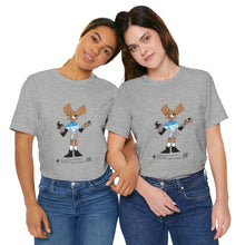 Load image into Gallery viewer, Unisex Jersey Short Sleeve Tee - Zippy: The Playful Puppet Mistress
