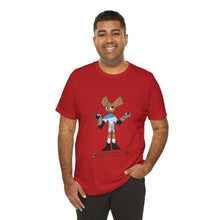 Load image into Gallery viewer, Unisex Jersey Short Sleeve Tee - Zippy: The Playful Puppet Mistress
