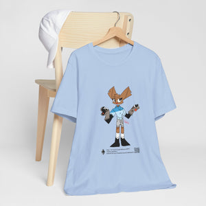 Unisex Jersey Short Sleeve Tee - Zippy: The Playful Puppet Mistress