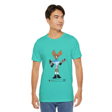 Load image into Gallery viewer, Unisex Jersey Short Sleeve Tee - Zippy: The Playful Puppet Mistress
