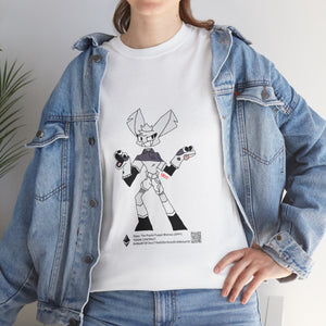 Unisex Heavy Cotton Tee - Zippy: The Playful Puppet Mistress