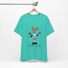 Load image into Gallery viewer, Unisex Jersey Short Sleeve Tee - Zippy: The Playful Puppet Mistress
