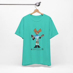 Unisex Jersey Short Sleeve Tee - Zippy: The Playful Puppet Mistress