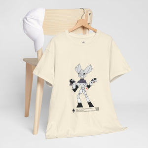 Unisex Heavy Cotton Tee - Zippy: The Playful Puppet Mistress