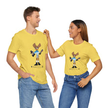 Load image into Gallery viewer, Unisex Jersey Short Sleeve Tee - Zippy: The Playful Puppet Mistress
