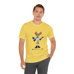 Unisex Jersey Short Sleeve Tee - Zippy: The Playful Puppet Mistress