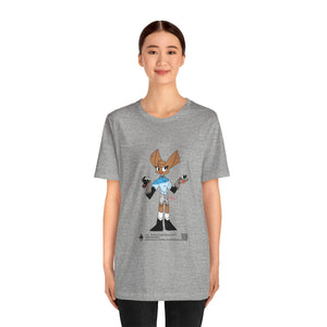 Unisex Jersey Short Sleeve Tee - Zippy: The Playful Puppet Mistress