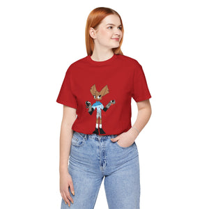 Unisex Jersey Short Sleeve Tee - Zippy: The Playful Puppet Mistress