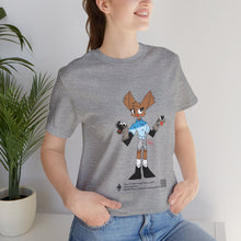 Load image into Gallery viewer, Unisex Jersey Short Sleeve Tee - Zippy: The Playful Puppet Mistress
