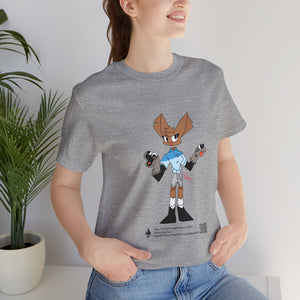 Unisex Jersey Short Sleeve Tee - Zippy: The Playful Puppet Mistress