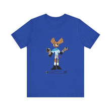 Load image into Gallery viewer, Unisex Jersey Short Sleeve Tee - Zippy: The Playful Puppet Mistress
