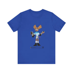 Unisex Jersey Short Sleeve Tee - Zippy: The Playful Puppet Mistress