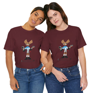 Unisex Jersey Short Sleeve Tee - Zippy: The Playful Puppet Mistress