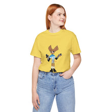 Load image into Gallery viewer, Unisex Jersey Short Sleeve Tee - Zippy: The Playful Puppet Mistress
