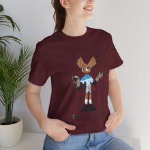 Load image into Gallery viewer, Unisex Jersey Short Sleeve Tee - Zippy: The Playful Puppet Mistress
