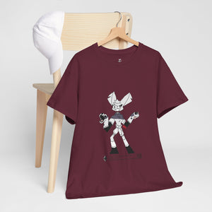 Unisex Heavy Cotton Tee - Zippy: The Playful Puppet Mistress