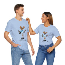 Load image into Gallery viewer, Unisex Jersey Short Sleeve Tee - Zippy: The Playful Puppet Mistress
