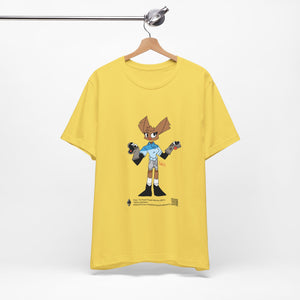 Unisex Jersey Short Sleeve Tee - Zippy: The Playful Puppet Mistress