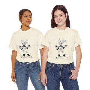 Unisex Heavy Cotton Tee - Zippy: The Playful Puppet Mistress