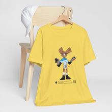 Load image into Gallery viewer, Unisex Jersey Short Sleeve Tee - Zippy: The Playful Puppet Mistress
