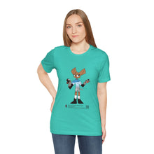 Load image into Gallery viewer, Unisex Jersey Short Sleeve Tee - Zippy: The Playful Puppet Mistress
