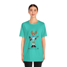 Load image into Gallery viewer, Unisex Jersey Short Sleeve Tee - Zippy: The Playful Puppet Mistress
