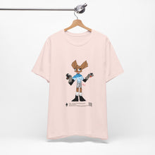 Load image into Gallery viewer, Unisex Jersey Short Sleeve Tee - Zippy: The Playful Puppet Mistress
