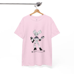 Unisex Heavy Cotton Tee - Zippy: The Playful Puppet Mistress