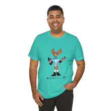 Load image into Gallery viewer, Unisex Jersey Short Sleeve Tee - Zippy: The Playful Puppet Mistress
