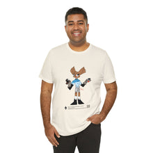 Load image into Gallery viewer, Unisex Jersey Short Sleeve Tee - Zippy: The Playful Puppet Mistress
