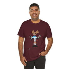 Load image into Gallery viewer, Unisex Jersey Short Sleeve Tee - Zippy: The Playful Puppet Mistress
