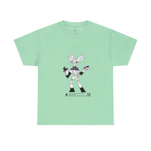 Unisex Heavy Cotton Tee - Zippy: The Playful Puppet Mistress