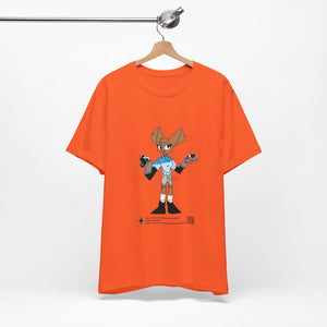 Unisex Jersey Short Sleeve Tee - Zippy: The Playful Puppet Mistress