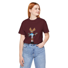 Load image into Gallery viewer, Unisex Jersey Short Sleeve Tee - Zippy: The Playful Puppet Mistress
