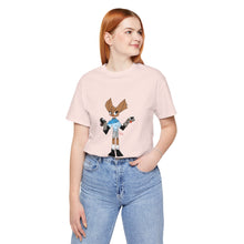 Load image into Gallery viewer, Unisex Jersey Short Sleeve Tee - Zippy: The Playful Puppet Mistress
