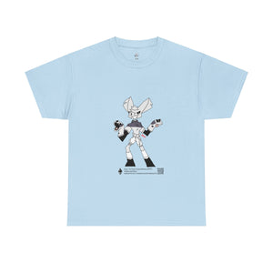 Unisex Heavy Cotton Tee - Zippy: The Playful Puppet Mistress