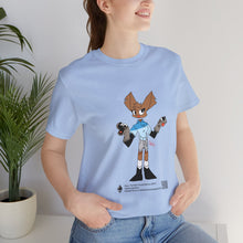 Load image into Gallery viewer, Unisex Jersey Short Sleeve Tee - Zippy: The Playful Puppet Mistress
