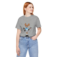 Load image into Gallery viewer, Unisex Jersey Short Sleeve Tee - Zippy: The Playful Puppet Mistress
