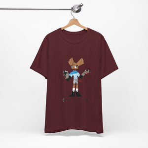 Unisex Jersey Short Sleeve Tee - Zippy: The Playful Puppet Mistress