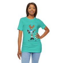 Load image into Gallery viewer, Unisex Jersey Short Sleeve Tee - Zippy: The Playful Puppet Mistress
