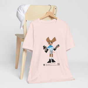 Unisex Jersey Short Sleeve Tee - Zippy: The Playful Puppet Mistress