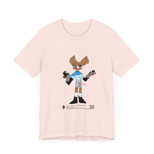 Unisex Jersey Short Sleeve Tee - Zippy: The Playful Puppet Mistress