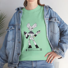 Load image into Gallery viewer, Unisex Heavy Cotton Tee - Zippy: The Playful Puppet Mistress
