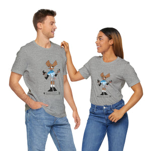 Unisex Jersey Short Sleeve Tee - Zippy: The Playful Puppet Mistress