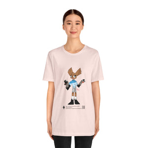 Unisex Jersey Short Sleeve Tee - Zippy: The Playful Puppet Mistress