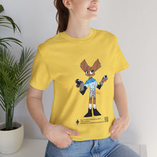 Load image into Gallery viewer, Unisex Jersey Short Sleeve Tee - Zippy: The Playful Puppet Mistress
