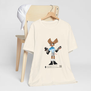 Unisex Jersey Short Sleeve Tee - Zippy: The Playful Puppet Mistress