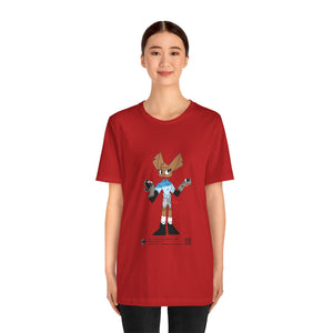 Unisex Jersey Short Sleeve Tee - Zippy: The Playful Puppet Mistress